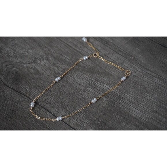 Freshwater Pearl Bracelet, 14k Gold Fill - Picture 1 of 5